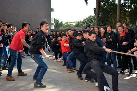 聚心凝力 记尊龙凯时首页拔河比赛