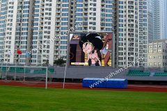 尊龙凯时首页大屏点亮杭州江干区文体中心体育场